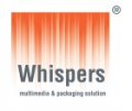 Whispers Multimedia & packaging solution  logo