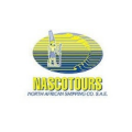 North African Shipping Co. "NASCOTOURS"  logo