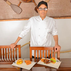 محمد حسين, executive chef in grand cruises company_ ms/grand sun