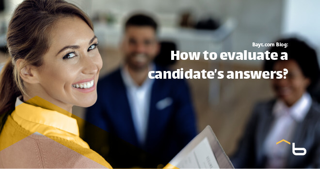 How to evaluate a candidate's answers?