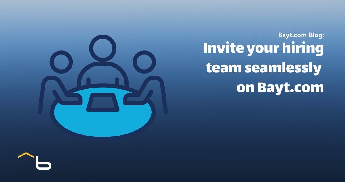 Invite your hiring team seamlessly on Bayt.com
