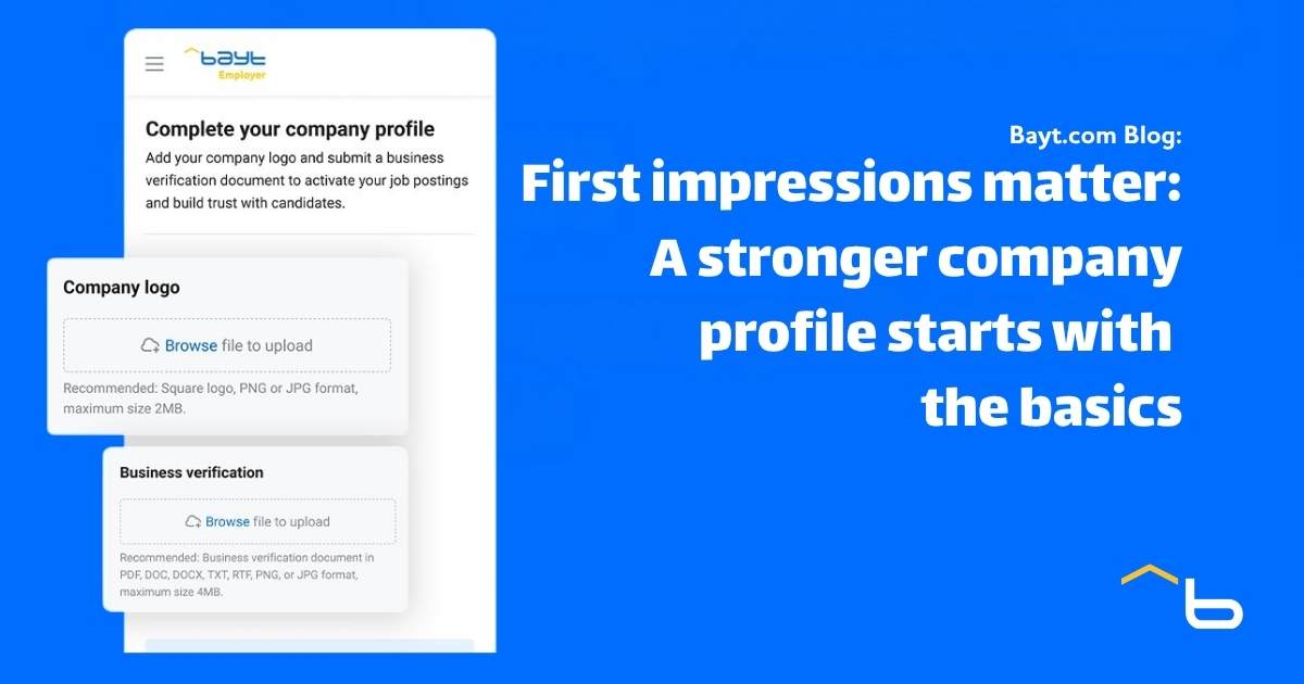 First impressions matter: A stronger company profile starts with the basics