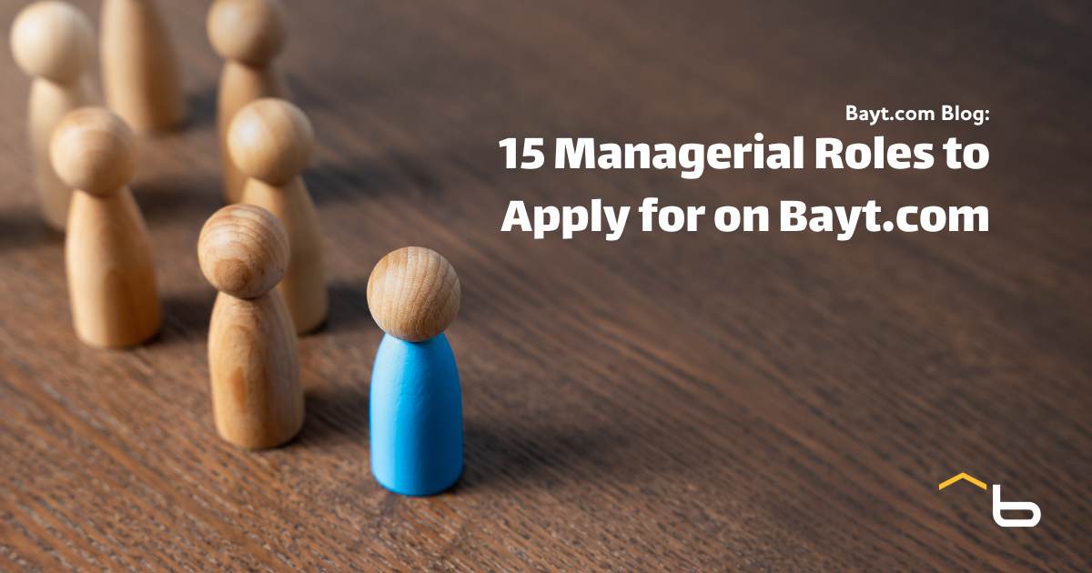 15 Managerial Roles to Apply for on Bayt.com (Nov 2024)