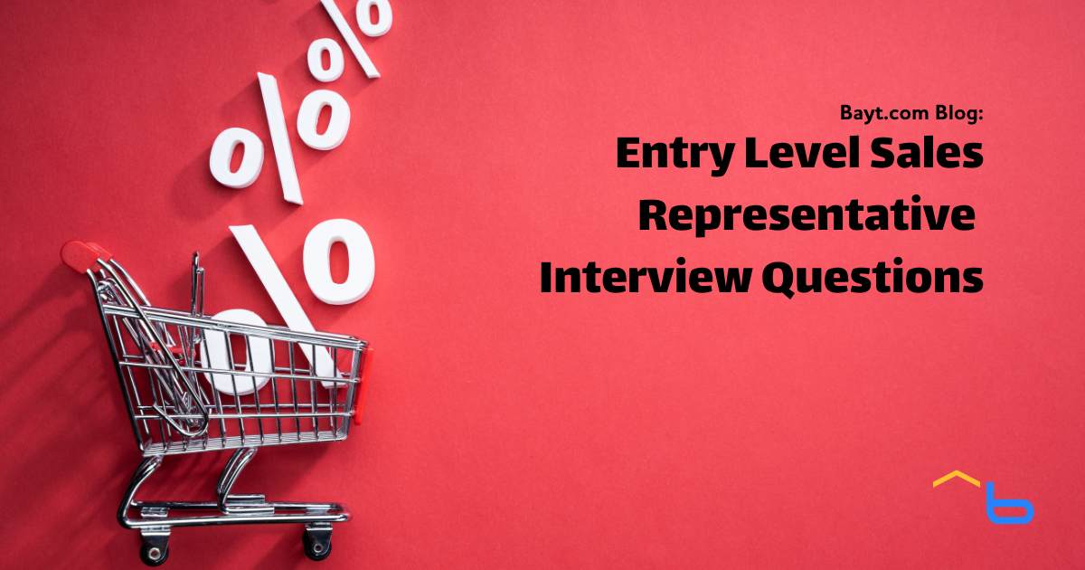 Entry Level Sales Representative Interview Questions