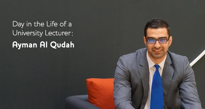 "Always work on the important tasks first," says Ayman AlQudah of the University of Dammam