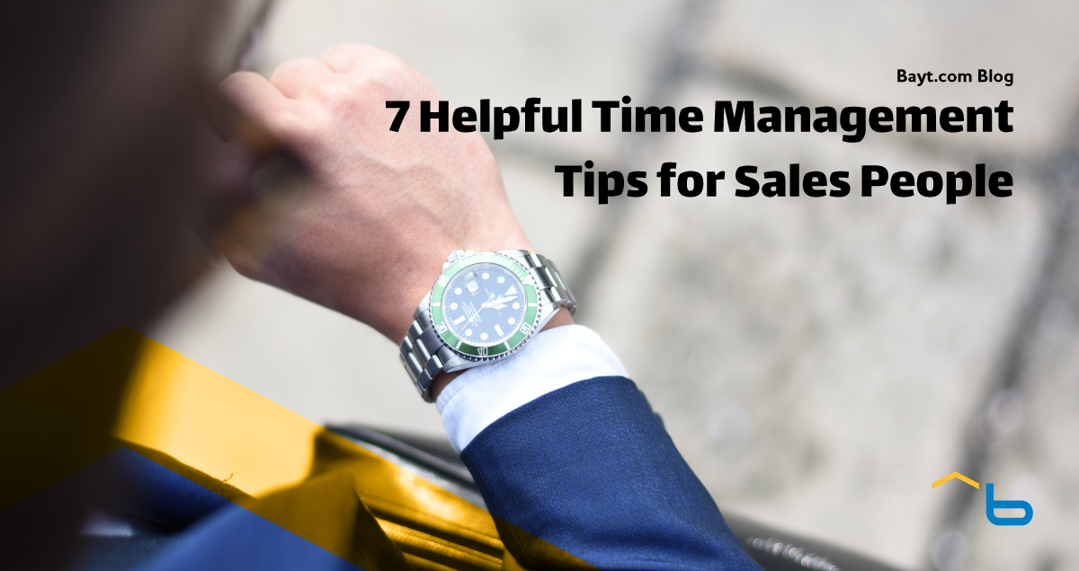 7 Helpful Time Management Tips for Sales People