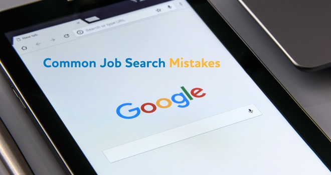Common Job Search Mistakes