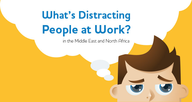 Bayt.com Infographic: What's Distracting People at Work in the MENA?