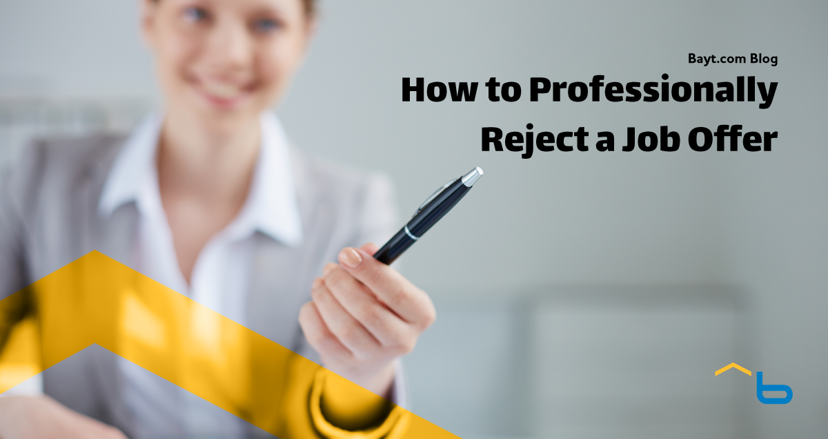 How to Professionally Reject a Job Offer