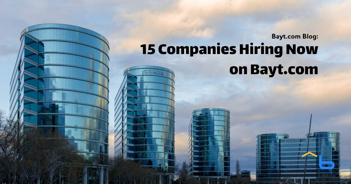 15 Companies Hiring Now on Bayt.com (Oct 2024)