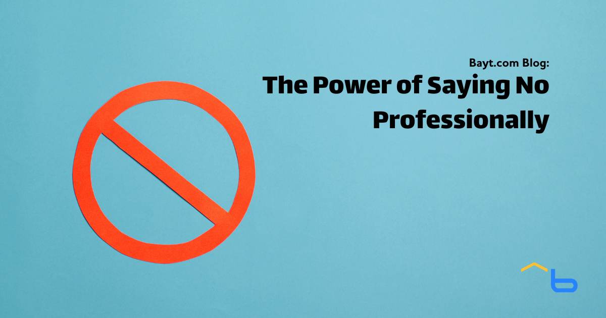 The Power of Saying No Professionally