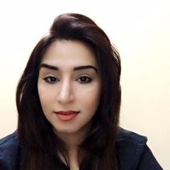 Asma Haider Blushiya, Receptionist