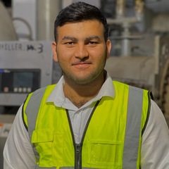 حسن هادي عبد الجبوري, مهندس ميكانيك 