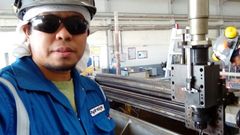 رويل أتيزادو, on site machinist/bolting technician