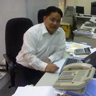 Benjie Ongyod, waiter/office assistant