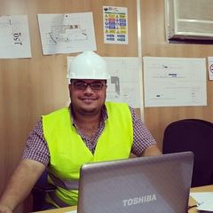 أحمد محمد  يسرى, site engineer and projects coordinator 