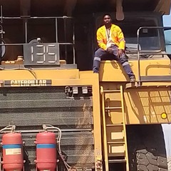Samuel Kifinga , 785 caterpillar truck operator and 777 caterpillar water Bowser operator 