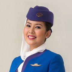 Karen Alvin Sumalinog, Flight Attendant