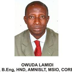 LAMIDI OWUDA, ENGINEER/SUPERVISOR