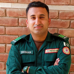 Muhammad Zeeshan Ahsan, Fire and Disaster Rescuer
