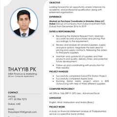 Thayyib  Pk, Procurement Officer