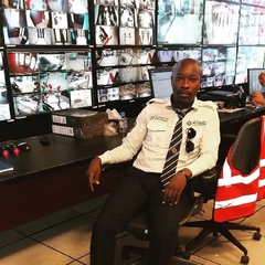 Santos Odhiambo, cctv control room operator