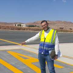 MAHFouZ SHAHin Abo AMMAR, SR Surveyor, supervision of civil works construction infrastructure roads and airports 