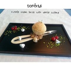 Donfred فالاداريس, Executive Pastry Chef
