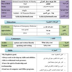 Khalid Alharthi, ممرض