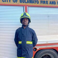 Mthandazo Ricky  Dube, firefighter 