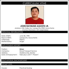 John raymund jr Agosto