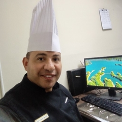 Ahmed Edres, head butcher