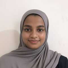 Fathima Nida M, Industry Project Intern