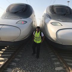 Eid obaid AL solami, High-speed train driver