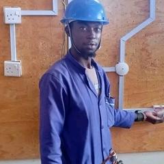 Joseph Kimanzi, electrical installation trainee