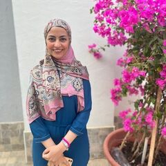 Nasrin Alnaggar, school librarian