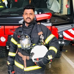 Giwantha Subasingha, fire fighter