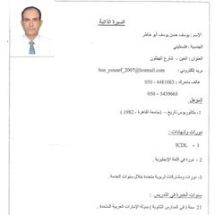 Yousef Hassan Yousef AbuKhater, مدرس