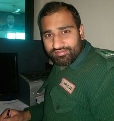 Afzaal Ahmad, office computer operator