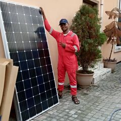 joel Akapo, solar engineer