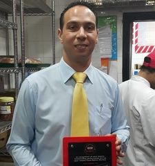 Ahmed Aboukhalil, restaurant manager